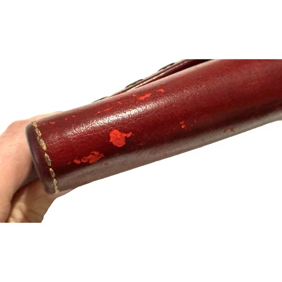 Dooney & Bourke Florentine Continental Clutch Wallet 9Y507 Red PREOWNED - Picture 5 of 10